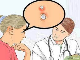 How To Treat An Irritated Belly Button Piercing 14 Steps