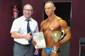 Kulturysta Adrian Markowski drugi na ogólnopolskich zawodach Kamienna  Rzeźba