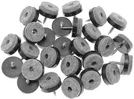 40pcs Furniture Glide Screw On Felt Pad Slider Floor Protector For Wooden Leg Feet Of Chair Table Sofa F20mm In 2020 Furniture Glides Furniture Screws Furniture Pads