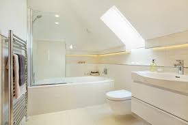 Glass walls for attic bathroom. 34 Attic Bathroom Ideas And Designs Home Stratosphere