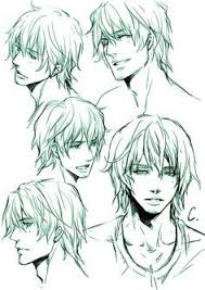 Proportions Reference Manga Hair Male Face Drawing Guy Drawing