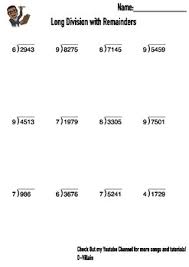 When you divide a number, you are splitting it equally. Long Division Worksheet Part Ii With Answer Key By Teach Like A Villain