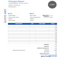 Quote Templates - Invoice Simple