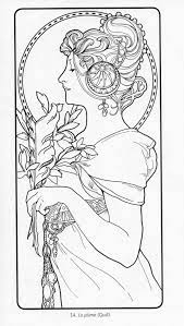Find more alphonse mucha coloring page pictures from our search. Alphonse Mucha Coloring Pages B Alphonse Mucha Coloring Book B Karenalfafara 3d B Coloring Book B B B Art Nouveau Pattern Coloring Pages Mucha Art