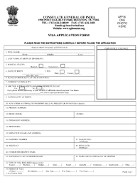 If you have difficulty applying online, you can download the following form to fill in. Indian Visa Application Form Fill Out And Sign Printable Pdf Template Signnow