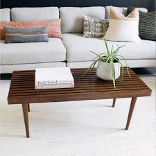 Get the best deal for oak arts & crafts/mission style coffee tables from the largest online selection at ebay.com. Nathan James Clyde Mid Century Slatted Solid Wood Coffee Table Rustic Mission Style Bench For A Unique And Modern Living Room Brown Buy Online In Antigua And Barbuda At Antigua Desertcart Com Productid 166527940