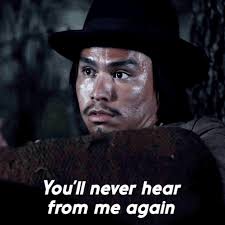 You'Ll Never Hear From Me Again Billy Crow GIF