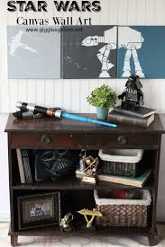 Easy Diy Star Wars Canvas Wall Art Room Decor Ideas For Kids Star Wars Room Star Wars Room Decor Star Wars Bedroom