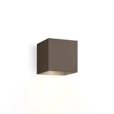 9 1/2 high x 5 wide. Outdoor Wall Light Box 1 0 Up Or Down Bronze Ip65 Led 2700k 400lm O10cm H10cm Wever Ducre Nedgis Lighting