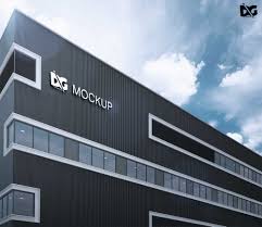 Free Premium Office Building Psd Mockups Https Freepsdmock Up Com Free Premium Office Building Psd Mockups Bui Signage Logo Design Mockup Mockup Free Psd