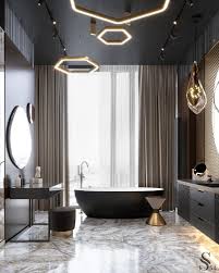 Vidovye Apartamenty V Moskva Siti In 2020 Bathroom Interior Design Bathroom Interior Master Bathroom Design