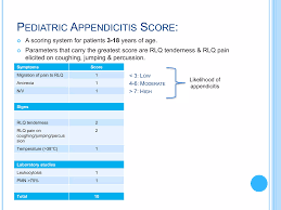 Image result for Pediatric Appendicitis Lab Score