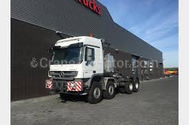 Heavy Duty Tractor Unit With Push Pull Mercedes Benz Actros 4861 8x8 Titan Look On The Map Using Crane Locator Com Mercedes Mercedes Benz Benz