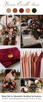 10 Best Wedding Color Palettes Warm Earth Tone Rust Copper Inspired Fall Wedding Color Palette Wedding Color Pallet Fall Wedding Color Schemes
