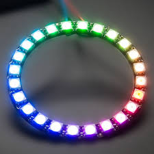 5v 24 Leds Digital Ws2812b Programmable Pixel Led Light Ring