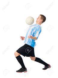 Trapping the ball involves using the feet, thighs or chest to bring the ball to the ground while keeping it in the player's possession. Soccer Player Trap A Ball With His Chest Stock Photo Picture And Royalty Free Image Image 14006759