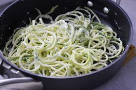 Turn the spiralizer and create zucchini noodles. Cheesy Zucchini Noodles Tips To Avoid Watery Noodles I Heart Vegetables
