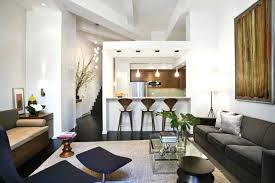 open plan kitchen living room small