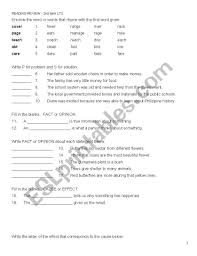 english worksheets reading reviewer grade 3