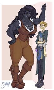 Shardanic on X: Commish of @The_Winter_Crow s character Bikardi! Dont be  afraid little guy...she is a friendly bugbear ;D t.coqE6tQVC4Ag   X