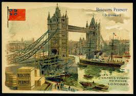 French Tradecard The Port Of London Vintage Advertisements London Old Postcards