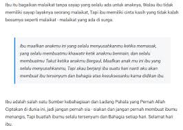 Ibu semua perjuangan engkau untuk membesarkan kami sangatlah berjasa. 700 Kumpulan Kata Kata Hari Ibu Paling Menyentuh Hati Terbaru Balubu