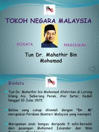 Dizaman yang modern ini teknologi mempunyai. Tokoh Negara Malaysia Tun Dr