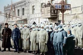 Right, why would anyone read the wiki about face masks during a pandemic? Photo Story The Manchurian Plague Outbreak And The Malayan Doctor Wu Lien Teh History News Thinkchina