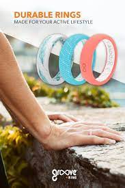 Groove Silicone Wedding Rings Are Perfect For The Athlete Hunter Professional And Outdoorsman Silicone Rings Silicone Engagement Rings Bridal Bling