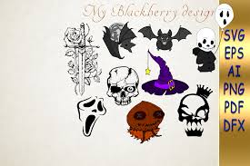 Download Magic Horror Halloween Bundle Graphic By Talanpluss Creative Fabrica SVG Cut Files