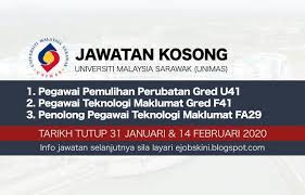 Jawatan Kosong Universiti Malaysia Sarawak Unimas 2020 In 2020 Malaysia Sarawak Social Security Card