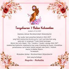 Syukuran 7 bulan kehamilanputra/putri pertama keluarga elvan danurangga. Contoh Surat Undangan 7 Bulanan Kehamilan Doc Lakaran