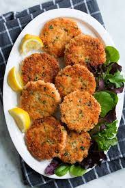 In a small bowl, whisk together greek yogurt with remaining lemon zest and lemon juice. Salmon Patties Recipe Salmon Cakes Cooking Classy
