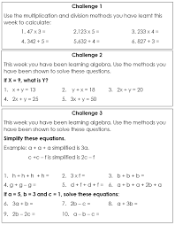 Year 6 maths worksheets on algebra and measures: Algebra Homework Worksheet Year 6 Lesson Planned Free And Premium Lesson Plans Worksheets Homework Worksheets Algebra Homework