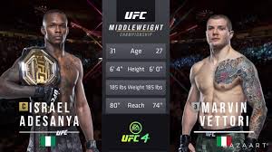 Марвин веттори (marvin vettori) позиция в рейтинге: Israel Adesanya Vs Marvin Vettori 2 Full Fight Ufc 263 Youtube