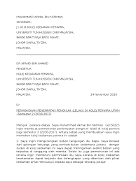 Contoh surat rayuan kemasukan ke kv dan smt ambilan tahun 2021. Surat Rayuan Permohonan Kolej Kediaman Muhammad Akmal Bin Norman