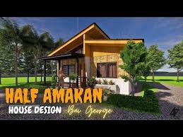 Modern bahay kubo 42 sqm two storey house with interior design modern balai. Half Amakan Native House Design Designing Monday Ep 3 Bai George Youtube Modern House Philippines House Design House Blueprints