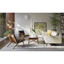 Ceres Desert Beige Rug Crate And Barrel Modern Sectional Living Room Mid Century Living Room Mid Century Modern Living Room