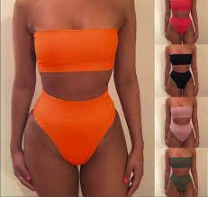 Strapless Bikini Swimwear Yuyu Fashion Lifestyle Magazine And Online Shop Strapless Bathing Suits Swimwear High Waisted Swimsuits High Waisted