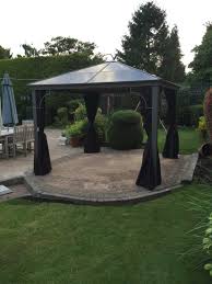Gazebos are also quite popular in parks and backyards. Kensington 3x3 Polycarbonate Pavilion