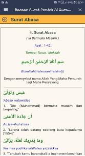 'abasa (bermuka masam) 42 ayat. Bacaan Surat Pendek Al Quran Lengkap Para Android Apk Baixar
