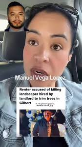 An Arizona man, Wyatt Ford, is accused of shooting a landscaper, Manuel  VegaLopez, who was sent to trim the trees in the front yard of the home. It  does not help when