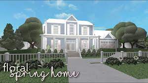 Bloxburg Floral Spring Home Youtube Spring Home Spring Floral Shell House