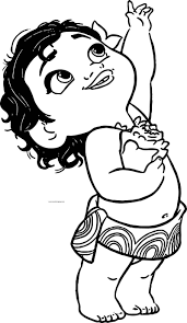Have fun coloring and print moana designs. Toddler Moana Touch Up Girl Kid Coloring Page Halloween Coloring Pages Cartoon Coloring Pages Disney Coloring Pages