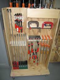 The spacing between the upper and lower slots on the sides. 57 Mobile Clamp Racks Ideas Clamp Storage Woodworking Woodworking Projects