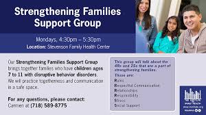 strengthening families support group at stevenson the