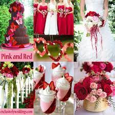 Pink Wedding Color Twelve Perfect Combinations Exclusively Weddings Red Wedding Theme Pink Wedding Colors Wedding Colors Red