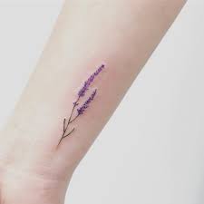 Image Result For Lavender Tattoo In 2020 Lavender Tattoo Modern Tattoos Tattoos