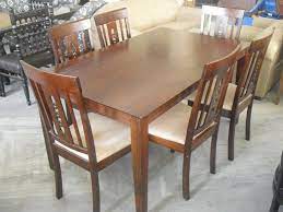 Buy & sell dining sets online at cheap prices in dubai, uae. 6 Seater Wooden Top Dining Table Used Furniture For Sale Used Furniture For Sale Dining Table Furniture