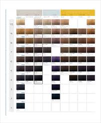 10 Color Chart Templates Samples Examples Free
